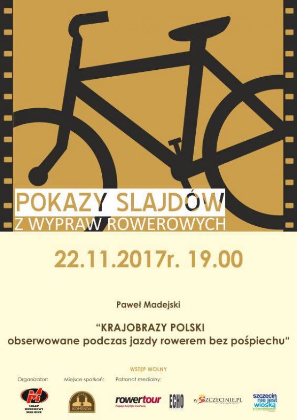 Pokaz slajdów i spotkanie z Pawłem Madejskim " KRAJOBRAZY POLSKI "