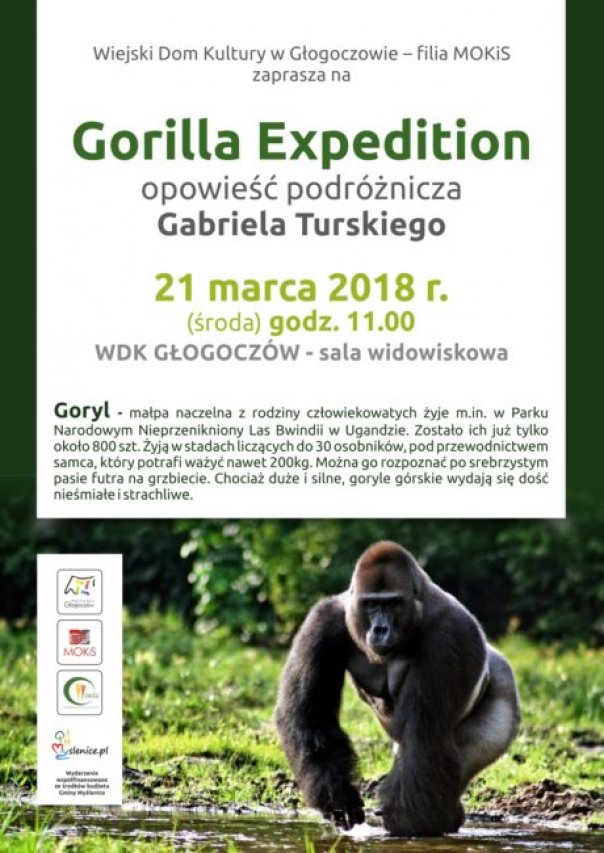 Gorilla Expedition – spotkanie z Gabrielem Turskim