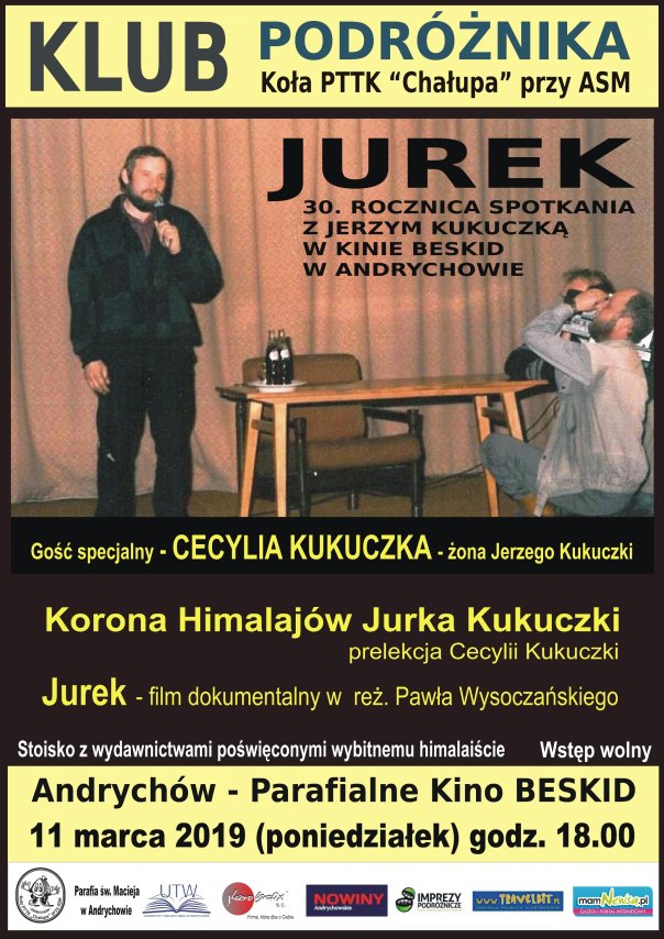 JUREK - 30. rocznica spotkania z Jerzym Kukuczką w Andrychowie