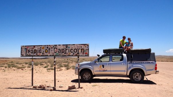 4975 km przez Namibię z 1,5 rocznym dzieckiem.