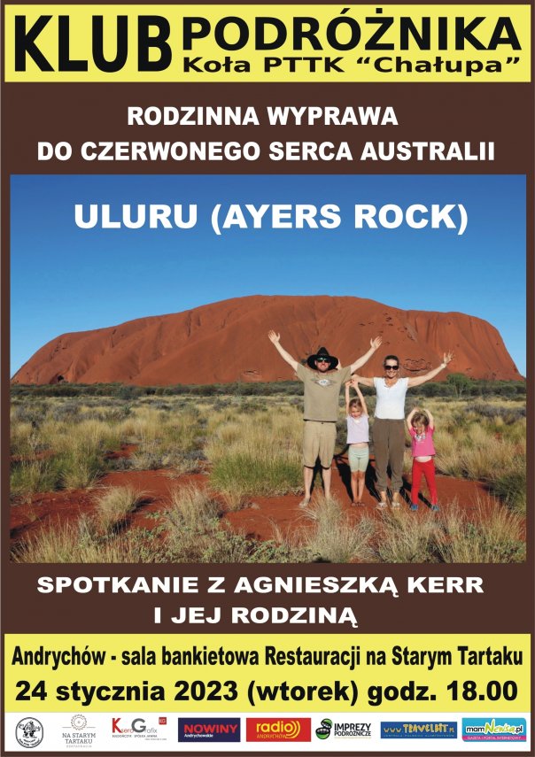 RODZINNA WYPRAWA DO CZERWONEGO SERCA AUSTRALII ULURU